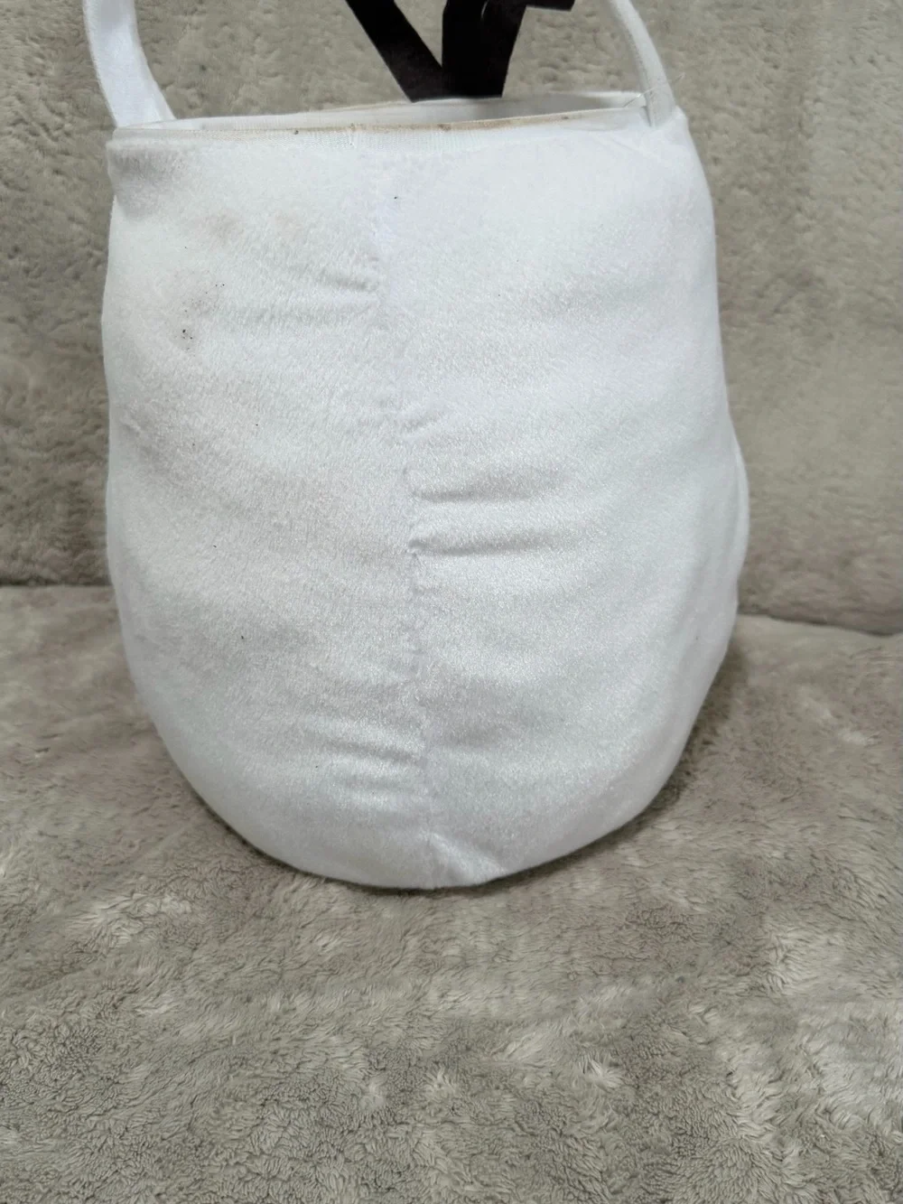 Disney Frozen Olaf Plush Hanging Basket Storage Bin White/Orange